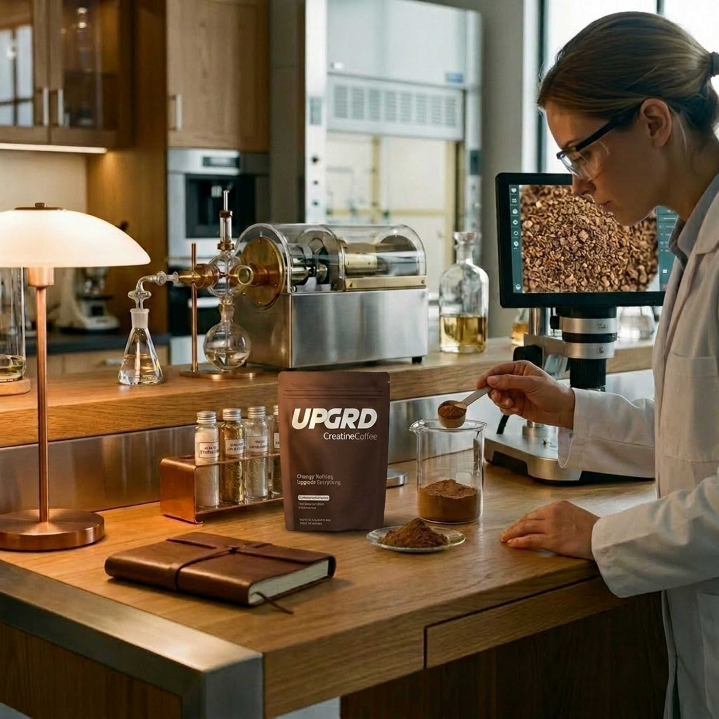 Scientists working in a lab